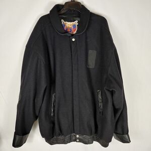 JEFF HAMILTON Black Bomber Jacket NBA East West Co
